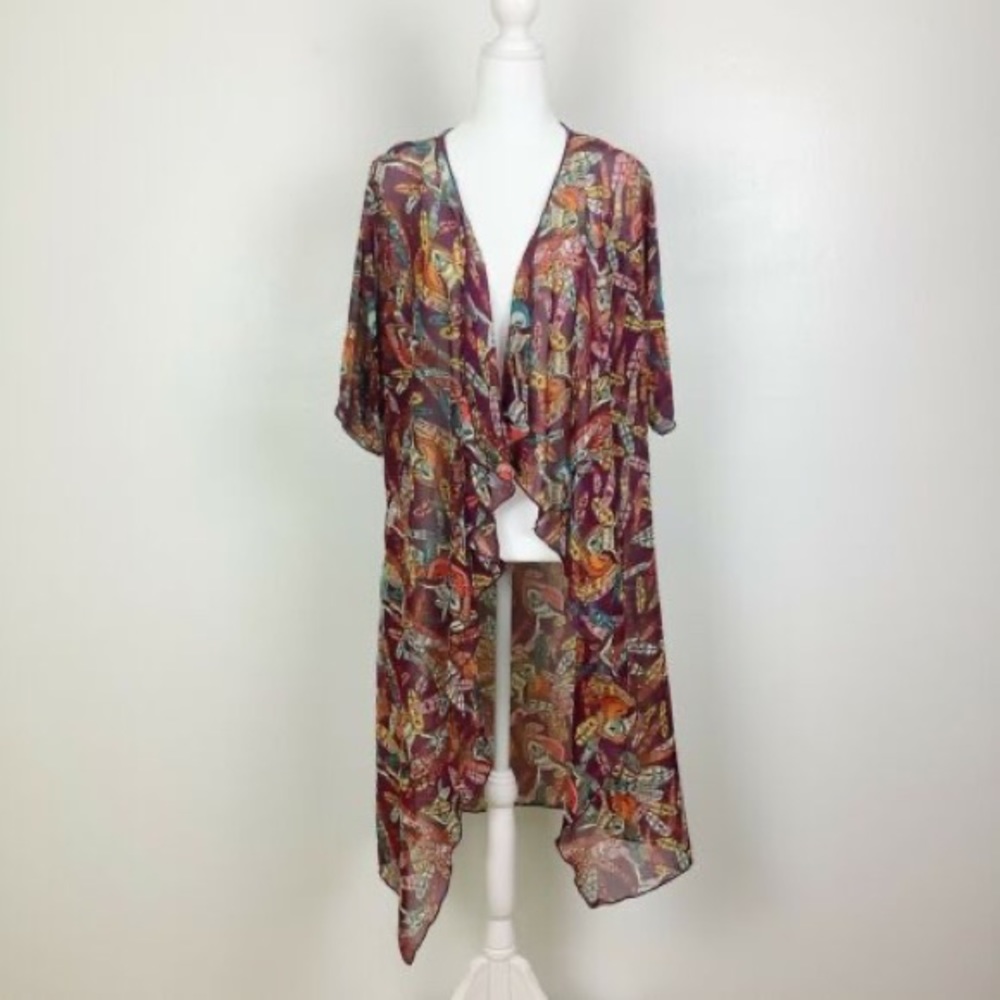 Lularoe Shirley - size L OWL PRINT